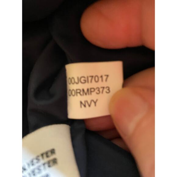 Black Rivet Women’s Quilted Vest Navy Blue Size L Zip Pockets Classic Fall Layer - Picture 6 of 7